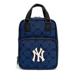 Túi MLB Monogram Diamond Jacquard Mini Backpack New York Yankees 3ABKS031N-50BLD