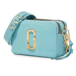 Túi Xách Marc Jacobs Softshot 23 Leather Crossbody In Silent Blue
