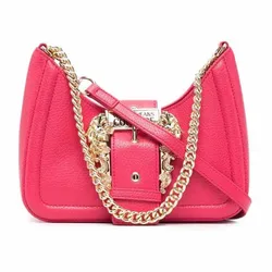 Túi Xách Versace Jeans Couture Oversized-Buckle Crossbody Bag Màu Hồng