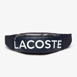 Túi Lacoste Men's L.12.12 Signature Leather Zip Fanny Pack Màu Xanh Navy