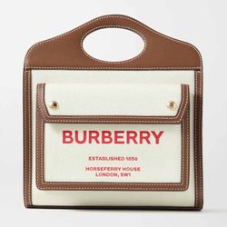 tui-xach-burberry-mini-leather-trimmed-printed-canvas-tote-mau-nau-trang