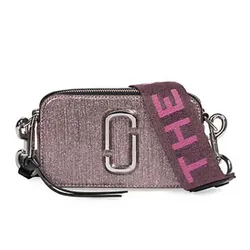 Túi Xách Marc Jacobs Snapshot Metallic Leather Camera Bag Màu Hồng