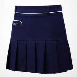 Váy Golf PGM Golf Skirt Cotton Soft - QZ041 Màu Xanh Navy