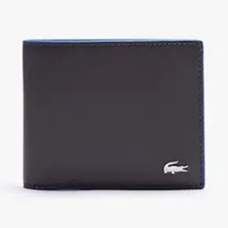 Ví Lacoste Men's Fitzgerald Leather Six Card Wallet Màu Nâu