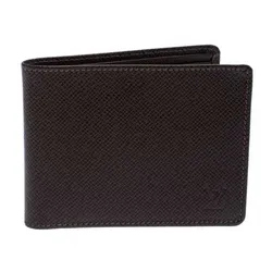 Ví Nam Louis Vuitton LV Brown Taiga Leather Multiple Wallet Màu Nâu