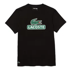 Áo Thun Men’s Lacoste SPORT Print Logo Breathable T-Shirt Màu Đen Size S