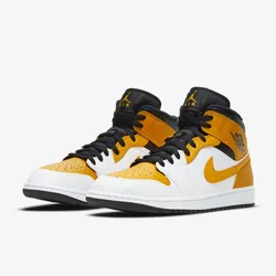 Giày Thể Thao Nike Jordan 1 Mid University Gold 554724-170 Màu Vàng Size 40