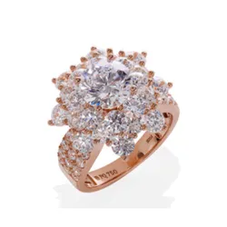 Nhẫn Nữ Phú Quý 00528112 Vàng Hồng