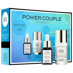 Set Dưỡng Da Sunday Riley Power Couple Advanced Retinol And Lactic Acid Duo
