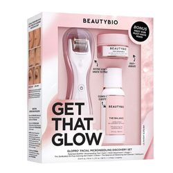 Set Máy Lăn Kim BeautyBio Get That Glow - GloPRO® Facial Microneedling Discovery