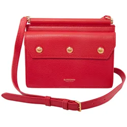 Túi Đeo Chéo Burberry Title Mini Leather Crossbody Bag 8016055 Màu Đỏ