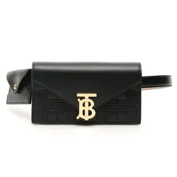 Túi Đeo Hông Burberry TB Envelope Belt Bag 8027476 Kèm Card Màu Đen