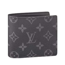 Ví Nam Louis Vuitton LV Multiple Wallet M61695 Màu Xám Đen