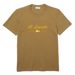 Áo Phông Lacoste Men’s Crew Neck Signature Embroidery Cotton T-Shirt Màu Xanh Kaki Size S