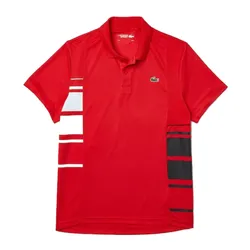 Áo Polo Men's Lacoste SPORT Colour-Block Piqué And Mesh Polo Shirt DH0866 Màu Đỏ