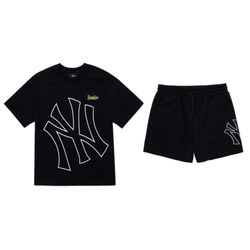 bo-quan-ao-coc-tay-mlb-megalogo-t-shirt-set-new-york-yankees-7as100123-50bks-mau-den-size-165