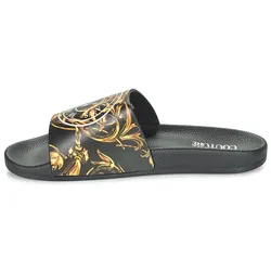 Dép Versace Jeans Couture 72YA3SQ3 Màu Đen Vàng Size 41