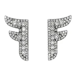 Khuyên Tai Fendi Women's Ffreedom Earrings Màu Bạc