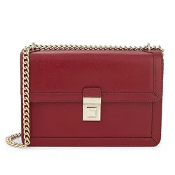 Túi Đeo Chéo Furla Dixie Small Leather Red Crossbody Bag Màu Đỏ
