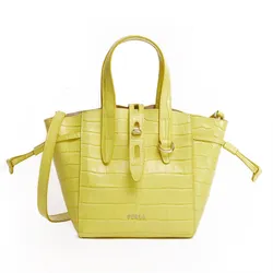 Túi Xách Tay Furla Net Tote Mini Ninfea Màu Vàng Chanh