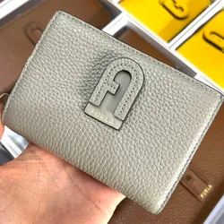 Ví Cầm Tay Furla Short Dafne Purse Wallet Màu Ghi