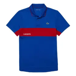 Áo Polo Lacoste Men’s Sport Color-Block Breathable Resistant DH9583-P2Y Màu Xanh Đỏ Size M