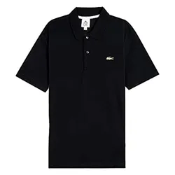 Áo Polo Lacoste PH1846 HDE Black/White Logo Màu Đen