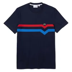 Áo Phông Lacoste Men's T-Shirt TH7974 VSJ Màu Xanh Navy Size S