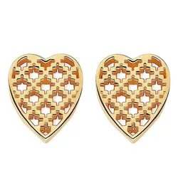 Khuyên Tai Gucci Earrings Diamantissima Heart 18k Yellow Gold Ladies Màu Vàng