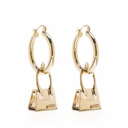 Khuyên Tai Jacquemus Les Chiquito Bag Earrings Màu Vàng