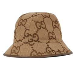 Mũ Gucci Canvas Bucket Hat ‎681256 3HAGJ 2564 Màu Nâu Size S