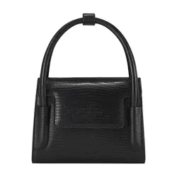 Túi Xách Tay Find Kapoor Marty 18 Lizard Black Màu Đen