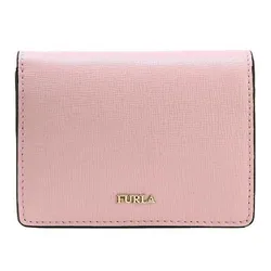 Ví Furla Babylon S Textured Leather Bi-Fold Wallet - Camelia E PZ28 978876 Màu Hồng