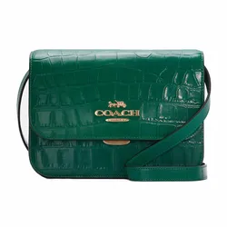 Túi Đeo Chéo Coach Brynn Flap Crossbody Màu Xanh Lá