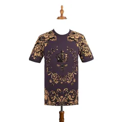 Áo Phông Nam Dolce & Gabbana D&G T-Shirt G8FL6T G7EFP Màu Tím Size 48