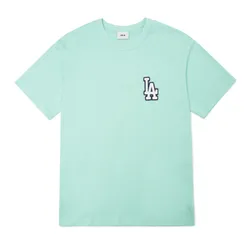 Áo Phông MLB Monogram Back Logo LA Dodgers Tshirt 3ATSM2023-07MTL Màu Xanh Mint