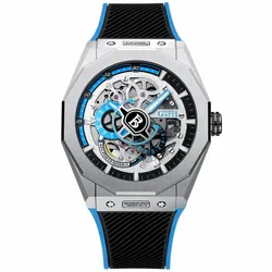 Đồng Hồ Nam Bonest Gatti King Speed B576011R Màu Đen Viền Xanh