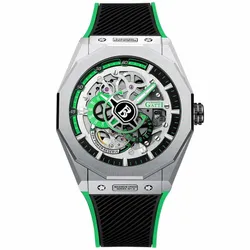 Đồng Hồ Nam Bonest Gatti King Speed B576015R Màu Đen Viền Xanh Green