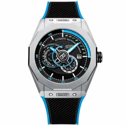 Đồng Hồ Nam Bonest Gatti King Speed B586011R Màu Đen Viền Xanh