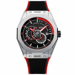 Đồng Hồ Nam Bonest Gatti King Speed B586013R Màu Đen Viền Đỏ