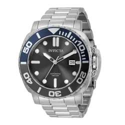 Đồng Hồ Nam Invicta Pro Diver Men's Watch IN-34312 Màu Bạc Mặt Đen