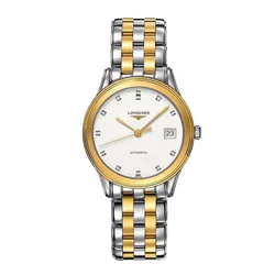 Đồng Hồ Nam Longines Flagship L4.774.3.27.7 Màu Bạc Mặt Trắng