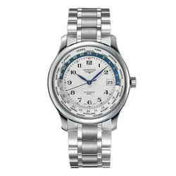 Đồng Hồ Nam Longines Master Worldtime L2.631.4.70.6 Watch 38.5mm Màu Bạc