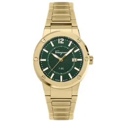 Đồng Hồ Nam Salvatore Ferragamo F-80 Bracelet Watch 44mm SFHY00921 Màu Vàng