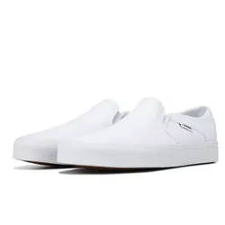 Giày Slip On Vans Asher All White Màu Trắng Size 38.5