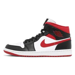 Giày Thể Thao Nike Air Jordan 1 Mid Metallic Red 554724-122 Phối Màu Size 40.5