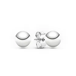 Khuyên Tai Pandora Classic Bead Stud Earrings 297568 Màu Bạc