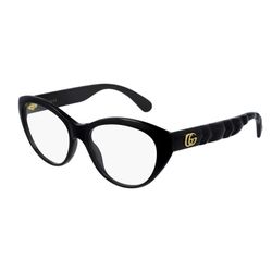 Kính Mắt Cận Gucci GG0812O 001 Black Glasses Màu Đen