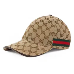 Mũ Gucci Original GG Canvas Baseball With Web Beige Size M