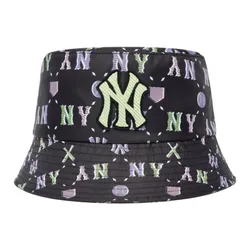 Mũ MLB Bucket Monogram New York Yankees 3AHTM0523-50BKS Màu Đen